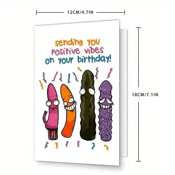 Birthday Card, Adult - 5" x 7" - Picture 5 of 5